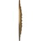 Ekena Millwork Warsaw Ceiling Medallion (Fits Canopies up to 3 1/2"), 18"OD x 3 1/2"ID x 1 3/8"P, Pale Gold CM18WAPAS - alternate 4